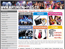 Tablet Screenshot of maturitni-ples.cz